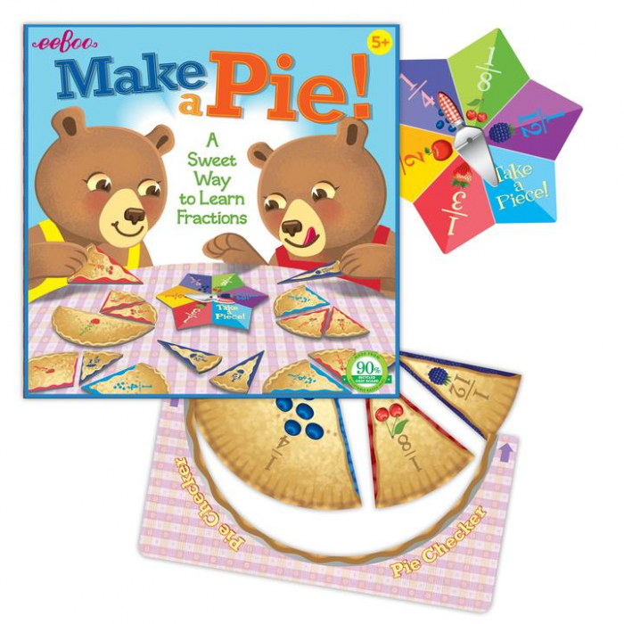 Make a Pie Game - Jocul Fractiilor , Joc educativ cu ruleta de matematica [2]