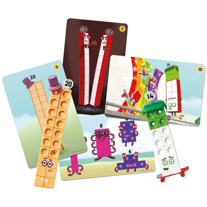 MathLink®Cubes Numberblocks in romana - Set de activitati de la 11 - 20 [4]