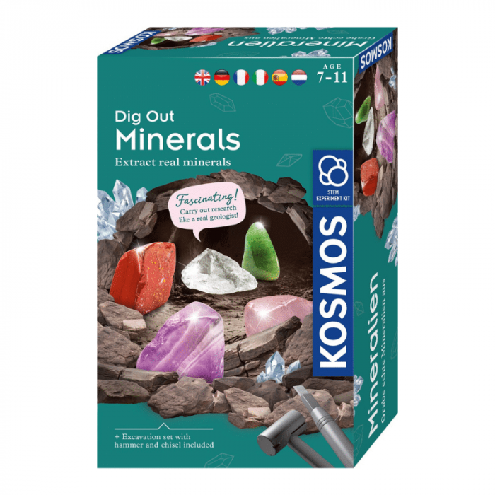 Minerale, set de speologie pentru copii, Kosmos [1]