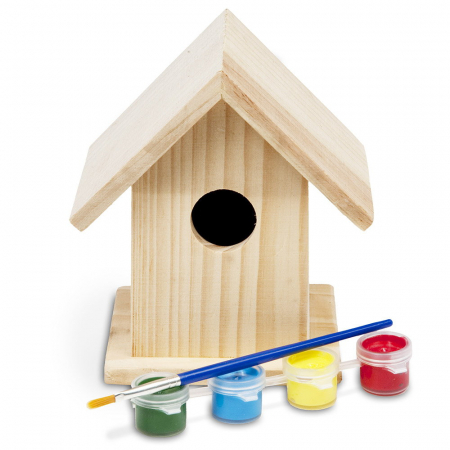 Mini căsuța de păsări pentru pictat, BS Toys [2]