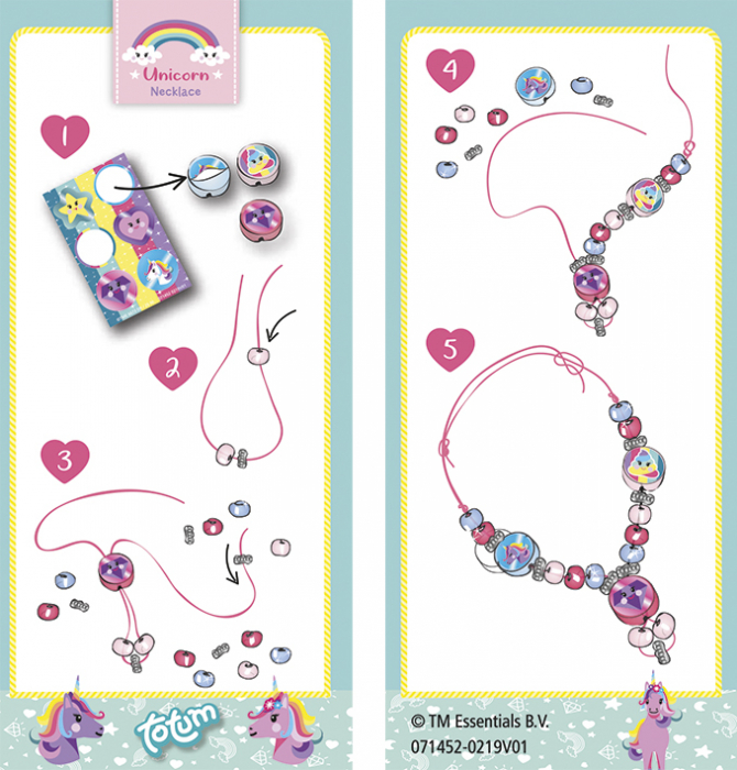 Mini set creativ DIY Colier cu unicorni [3]