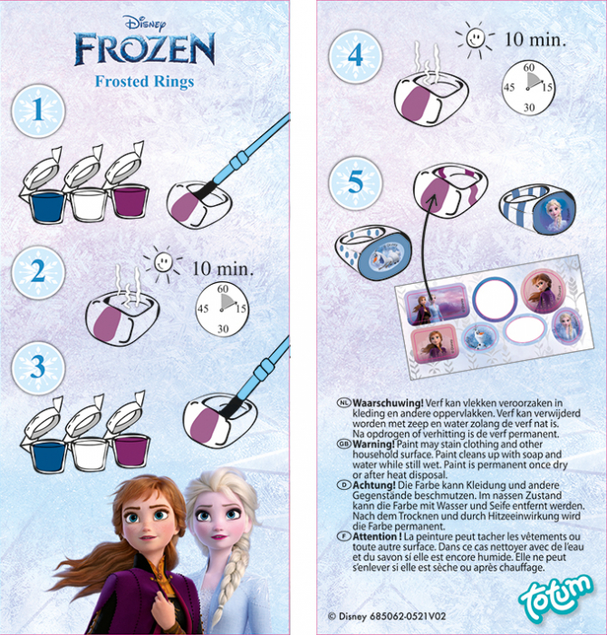 Mini set creativ DIY Inele de gheata Disney Frozen [4]