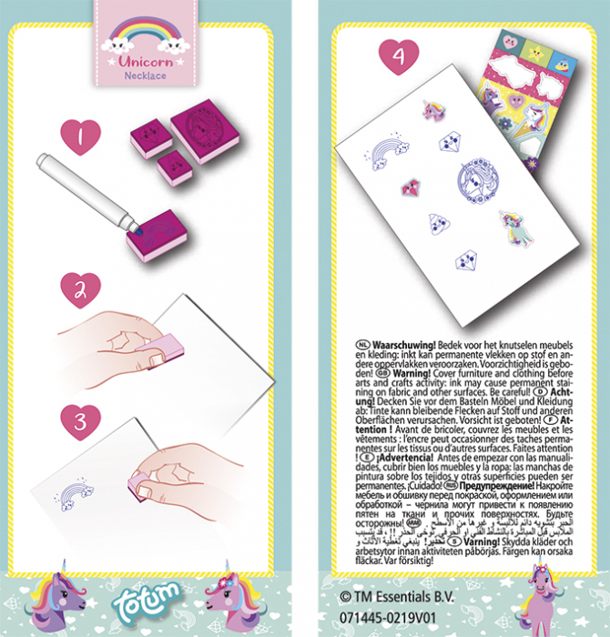 Mini set creativ Stampile cu unicorni [4]