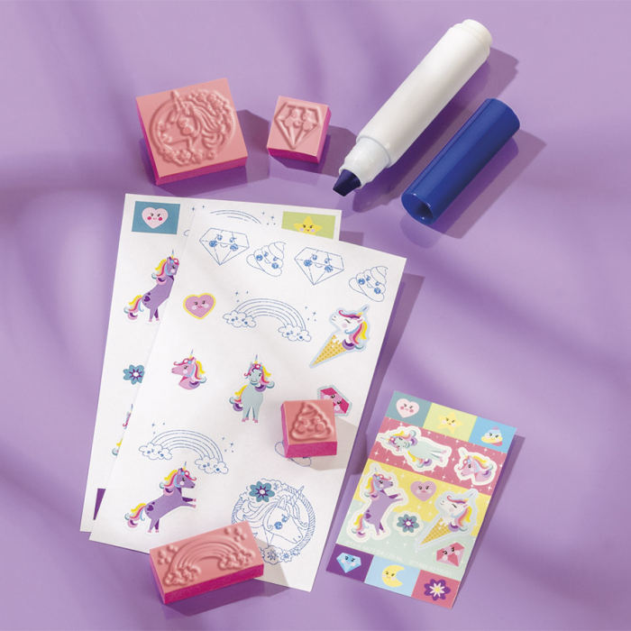 Mini set creativ Stampile cu unicorni [3]