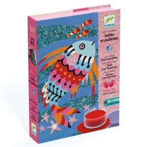 Nisip colorat Djeco Pesti stralucitori [6]