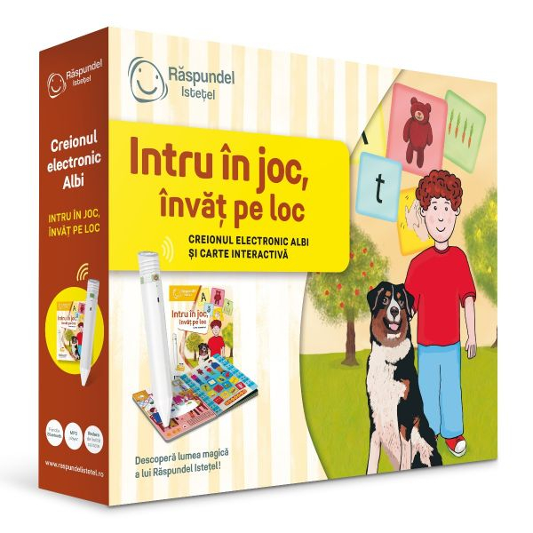 Pachet Raspundel Istetel, creion si carte Intru in joc, invat pe loc, varianta2.0 [1]