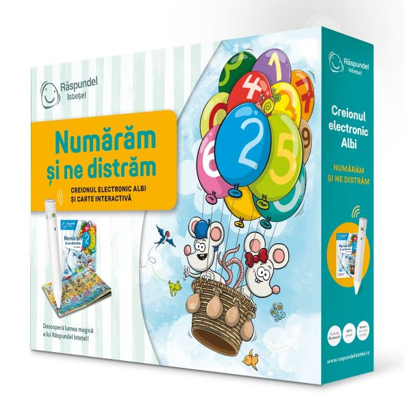 Pachet Raspundel Istetel, creion si carte Numaram si ne distram, varianta2.0 [4]