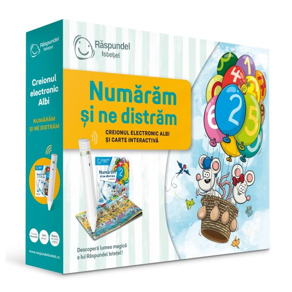 Pachet Raspundel Istetel, creion si carte Numaram si ne distram, varianta2.0 [1]