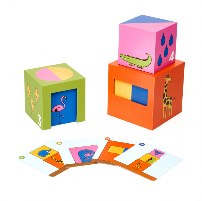 Peek a Zoo, Joc educativ de construit pentru 2 ani + [2]