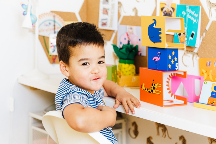 Peek a Zoo, Joc educativ de construit pentru 2 ani + [4]