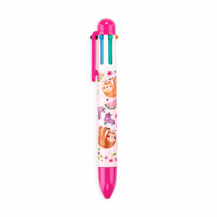 Pix multicolor cu 6 culori si mecanism retractabil Funtastic Friends [3]