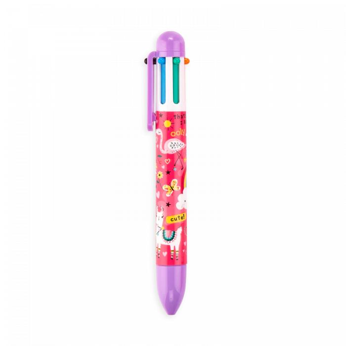 Pix multicolor cu 6 culori si mecanism retractabil Funtastic Friends [2]