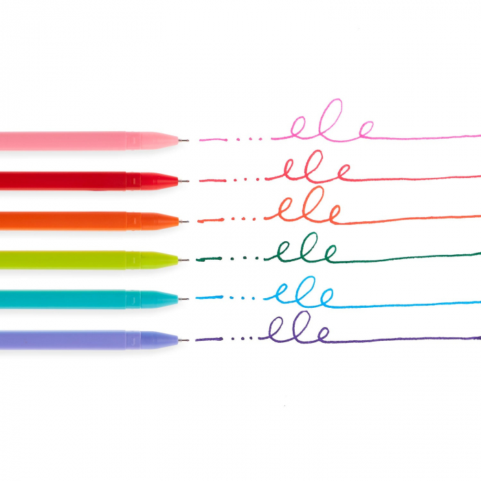 Pixuri cu gel colorate Fine Line - Set de 6 [2]