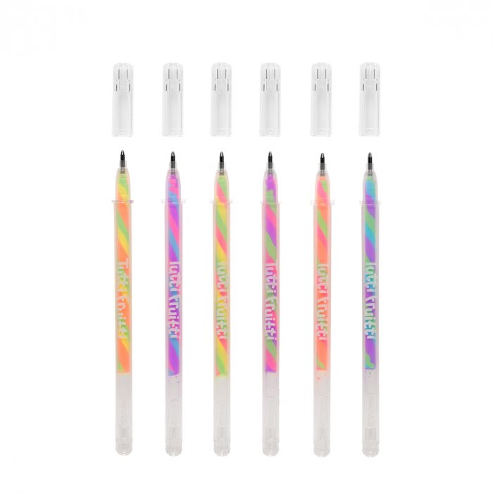 Pixuri cu gel colorate parfumate Tutti Fruitti - Set de 6 [2]