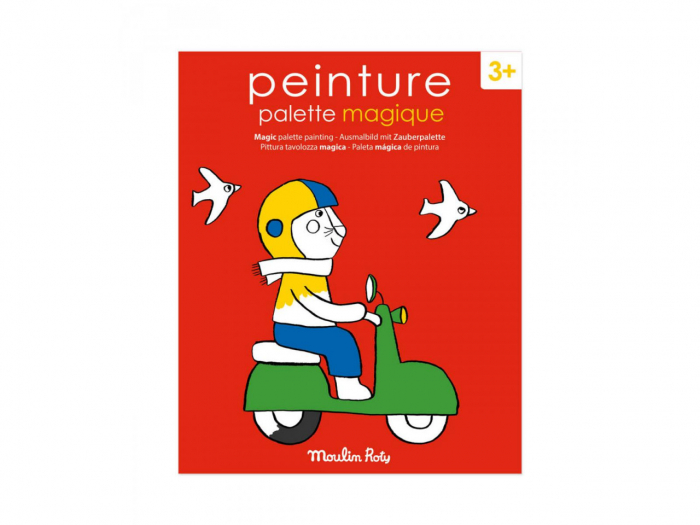 Planse preilustrate pentru pictura Vehicule, Moulin Roty [1]