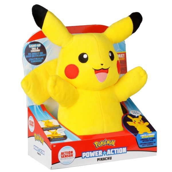 Pokemon - Jucarie de plus cu functii, Pikachu (Power Action) [2]