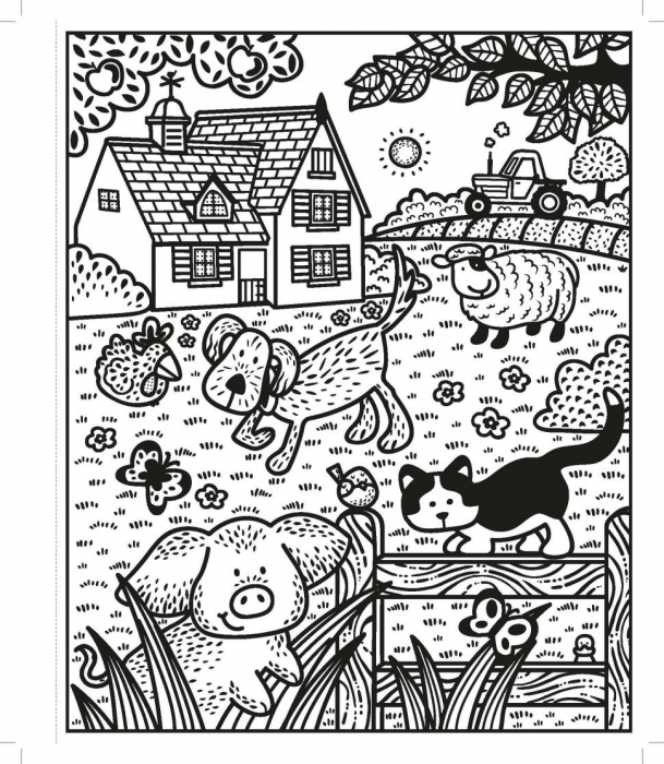 Poppy and Sam's Farm Animals Magic Painting Book, Carte de pictat cu apa [3]