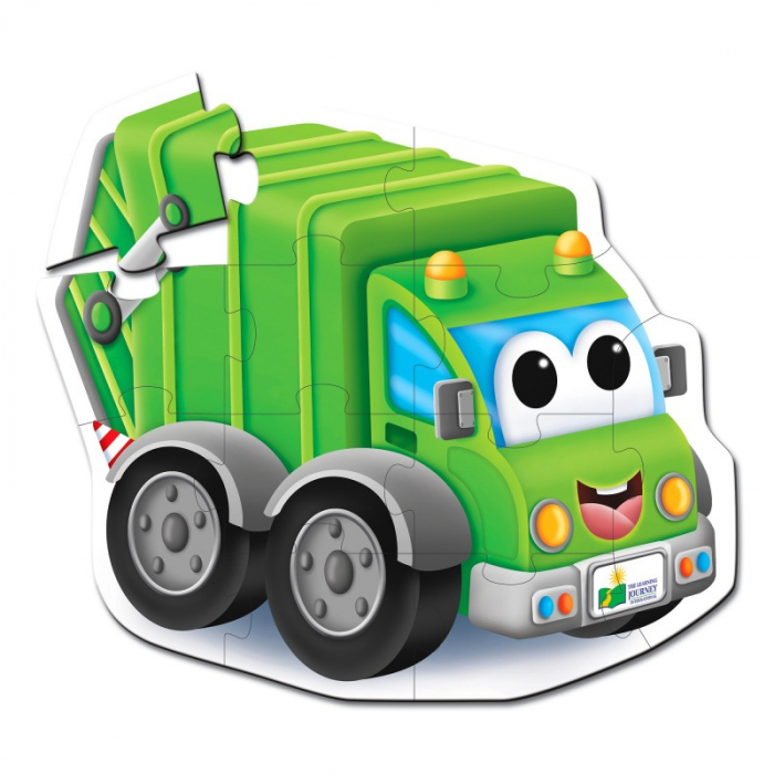 Primul Meu Puzzle De Podea - Camion De Reciclat [2]