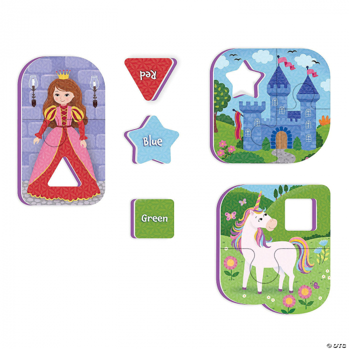 Puzzle de baie pentru bebelusi, cu piese mari de spuma, unicorni fermecati - Unicorns Bath Puzzle [3]