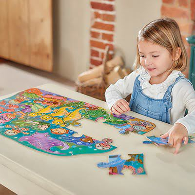 Puzzle de podea Distractia Sirenelor MERMAID FUN PUZZLE [3]