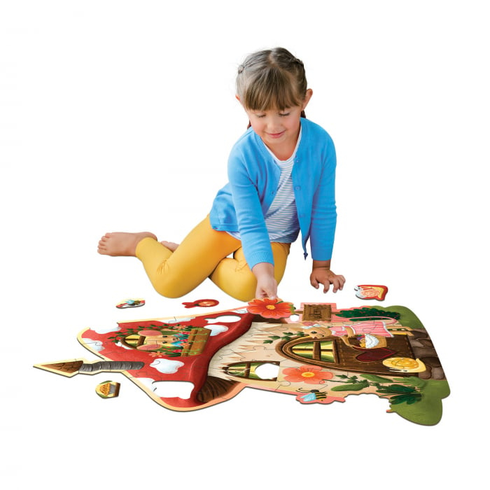 Puzzle de podea in forma de ciupercuta, Casuta soriceilor, Mouse House Floor Puzzle [6]