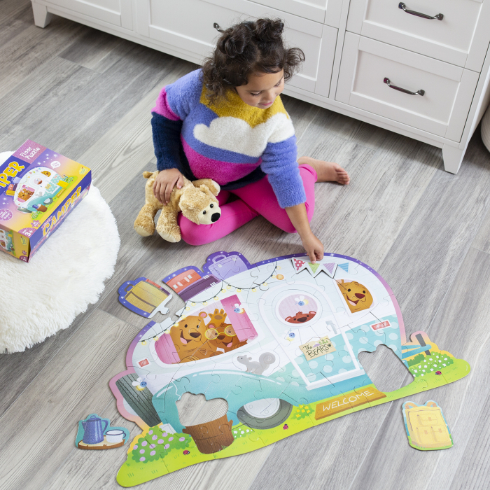 Puzzle de podea in forma de rulota, Camper floor puzzle [5]