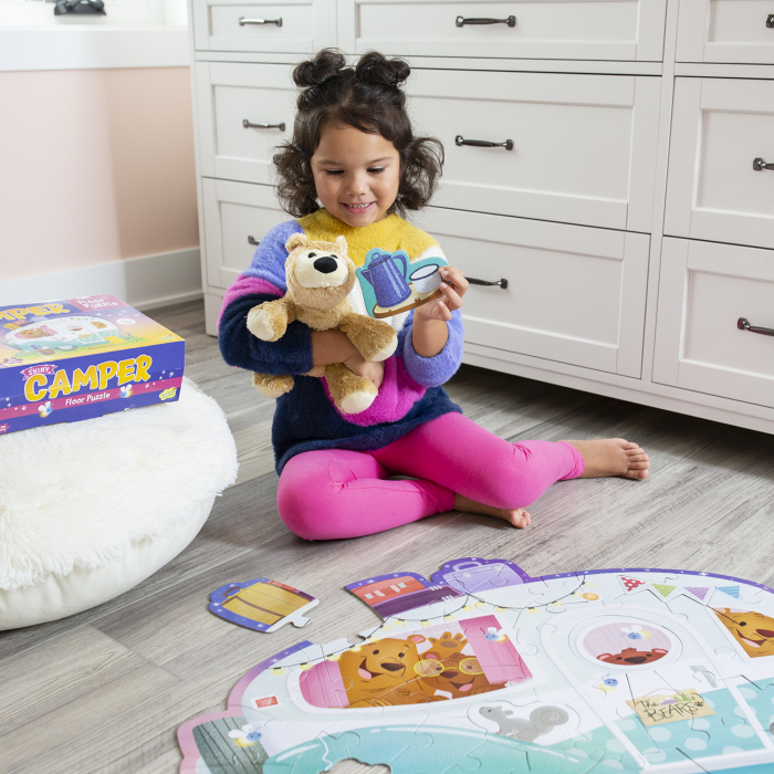 Puzzle de podea in forma de rulota, Camper floor puzzle [4]