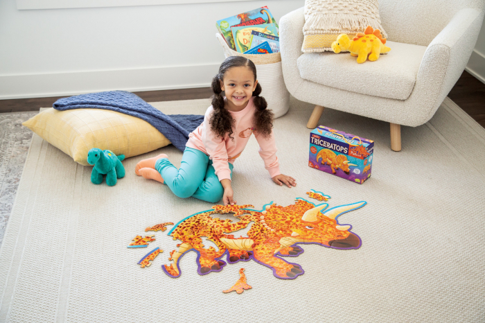 Puzzle de podea in forma de triceratop, Triceratops Floor Puzzle [4]