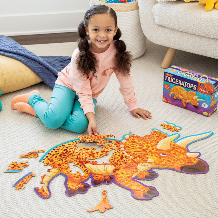 Puzzle de podea in forma de triceratop, Triceratops Floor Puzzle [8]