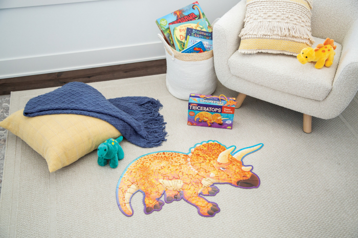 Puzzle de podea in forma de triceratop, Triceratops Floor Puzzle [3]