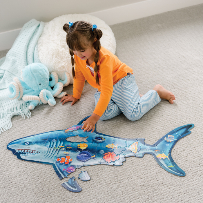 Puzzle de podea in forma rechin, Shark Floor Puzzle [2]