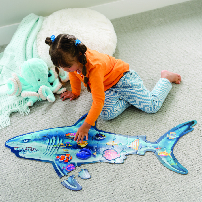 Puzzle de podea in forma rechin, Shark Floor Puzzle [3]