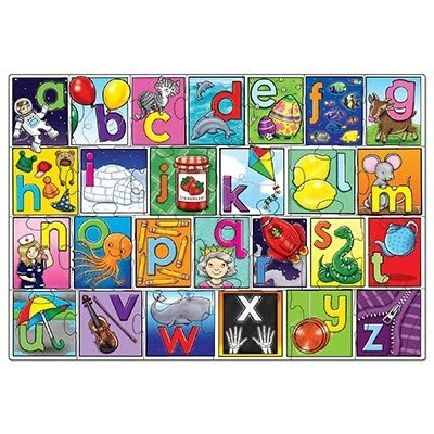 Puzzle de podea in limba engleza Invata alfabetul (26 piese - poster inclus) BIG ALPHABET JIGSAW [2]