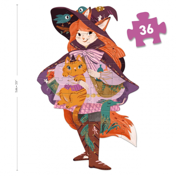 Puzzle gigant Vrajitoarea Lily, Djeco [4]