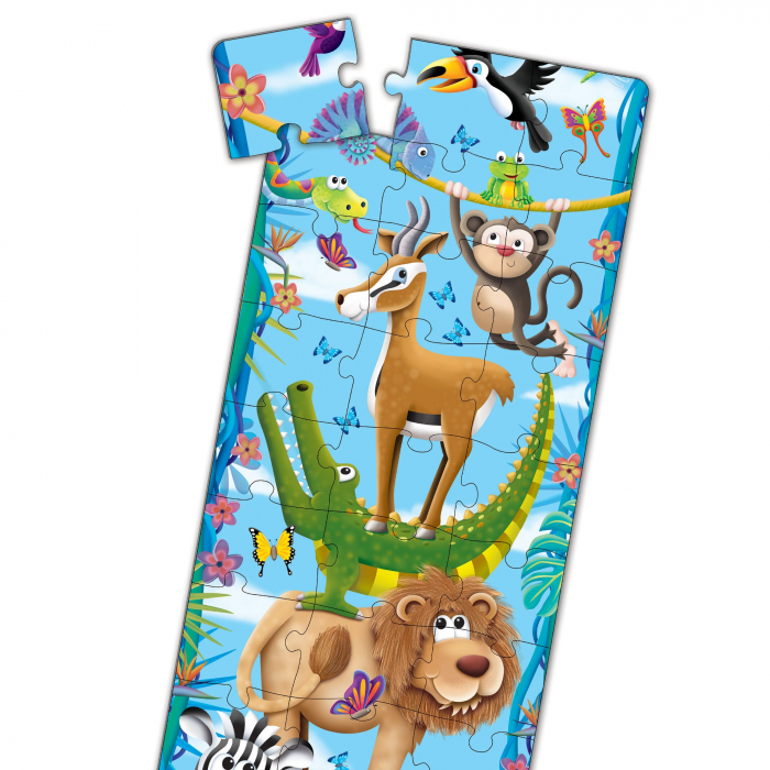 Puzzle Inalt De Podea - Animale De La Mici La Mari [2]