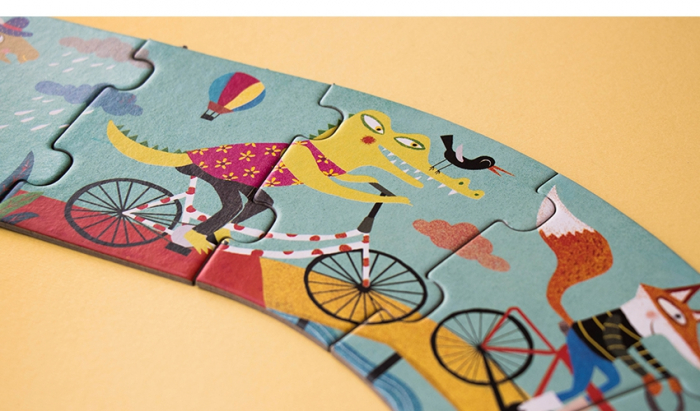 Puzzle Londji, drumul lung cu bicicleta [3]