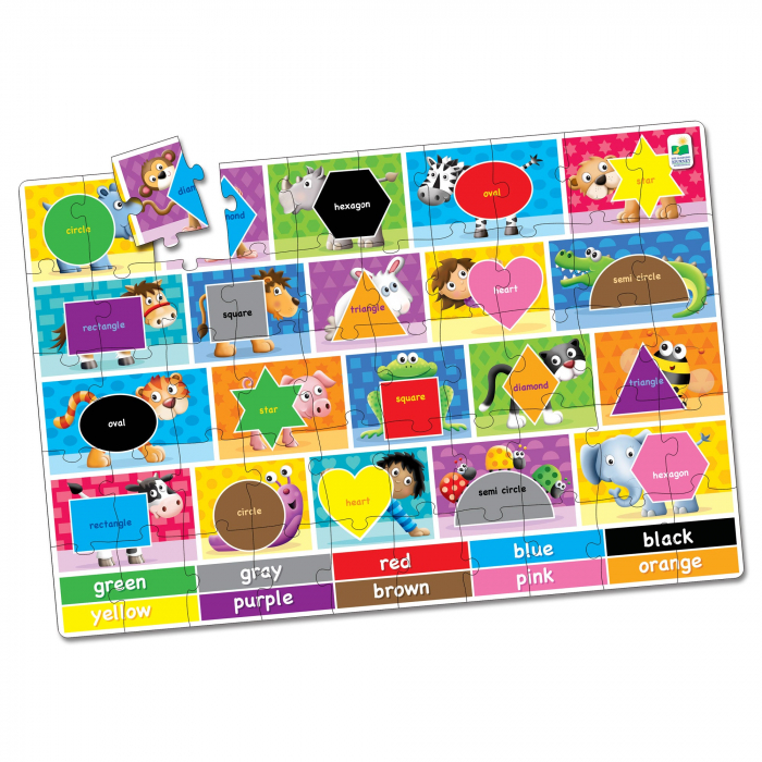 Puzzle Mare De Podea - Culori Si Forme - Eng [2]