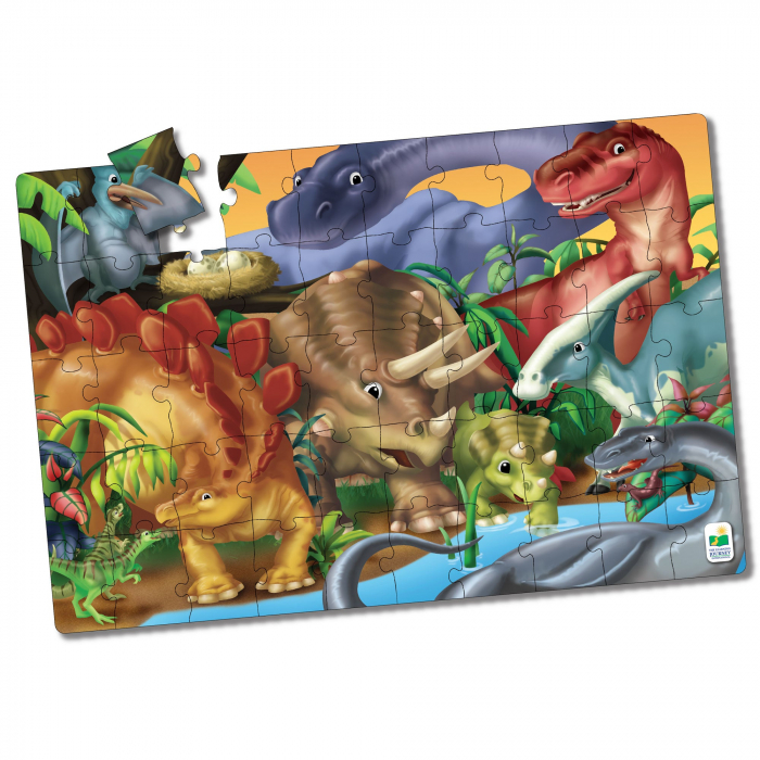 Puzzle Mare De Podea - Dinozauri [2]