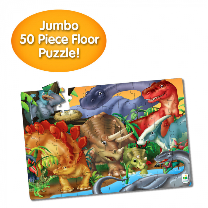 Puzzle Mare De Podea - Dinozauri [4]