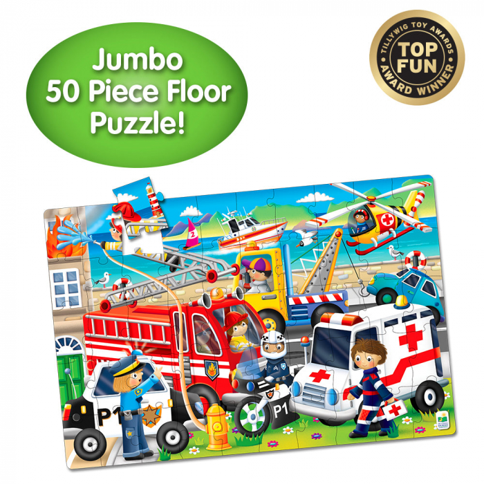 Puzzle Mare De Podea - Echipele De Salvare [4]