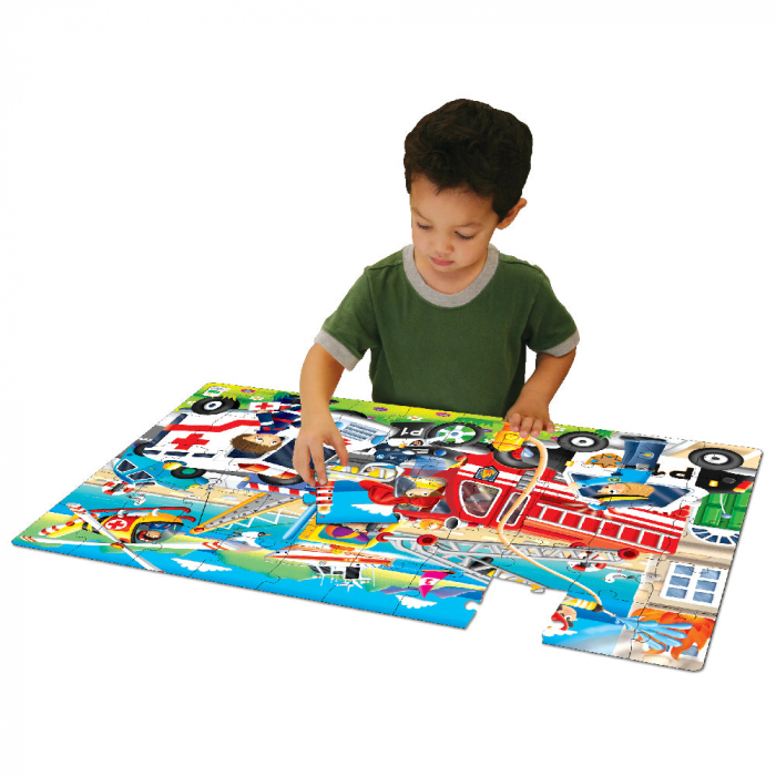 Puzzle Mare De Podea - Echipele De Salvare [3]