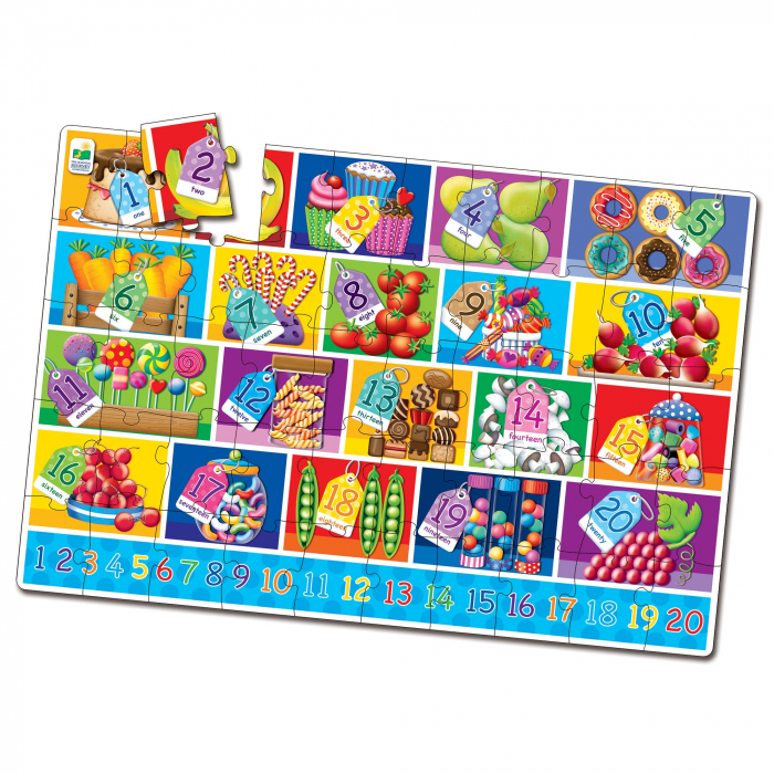 Puzzle Mare De Podea - Numere - Eng [3]