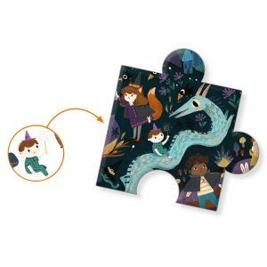 Puzzle observatie Scoala de vrajitori, Djeco [3]