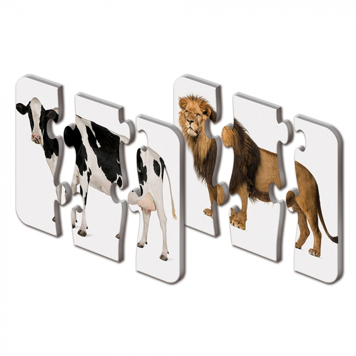 Puzzle Potriveste Corpul Animalelor [3]