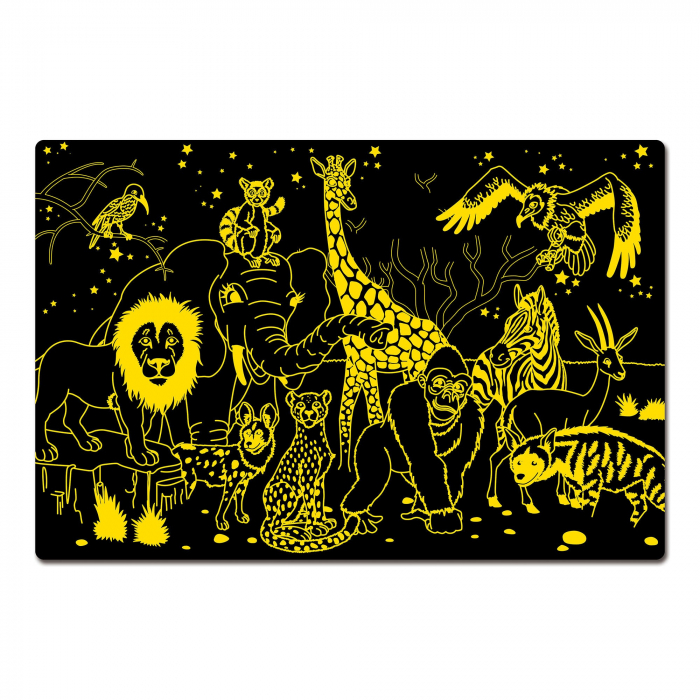 Puzzle Straluceste In Intuneric - Animale Salbatice [4]