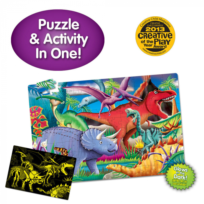 Puzzle Straluceste In Intuneric - Dinozauri [5]