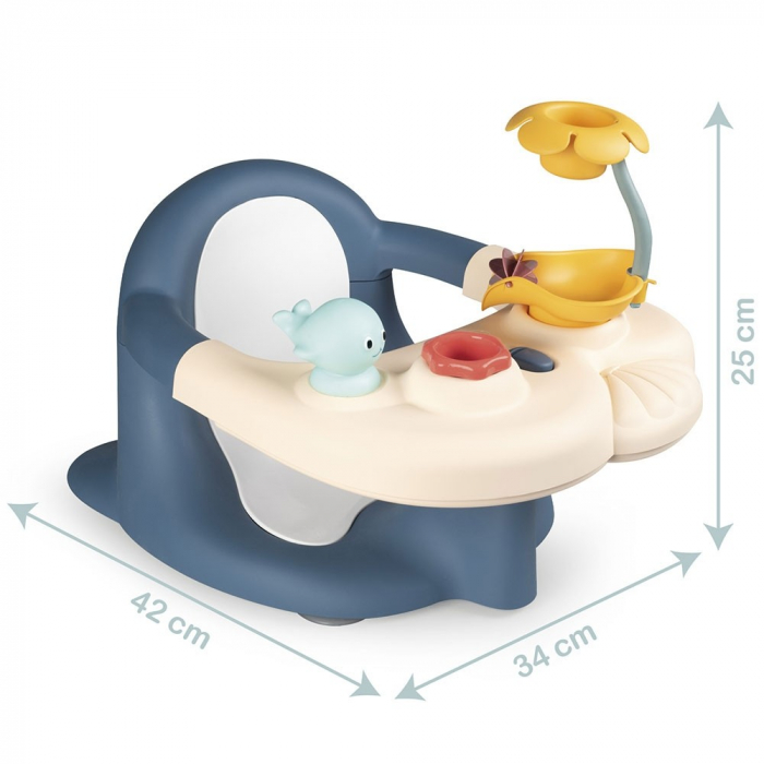 Scaun de baie Smoby Baby Bath Time albastru [4]