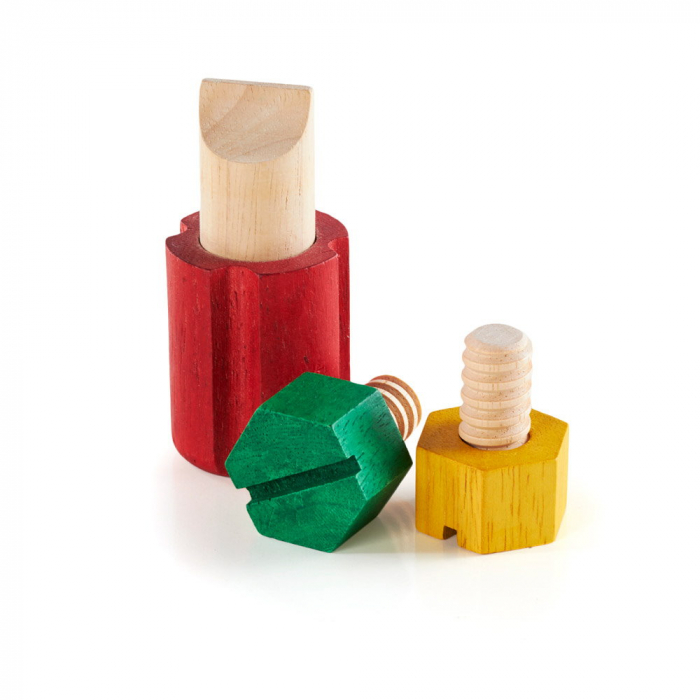 Screw Block, joc de indemanare cu suruburi, Guidecraft [3]