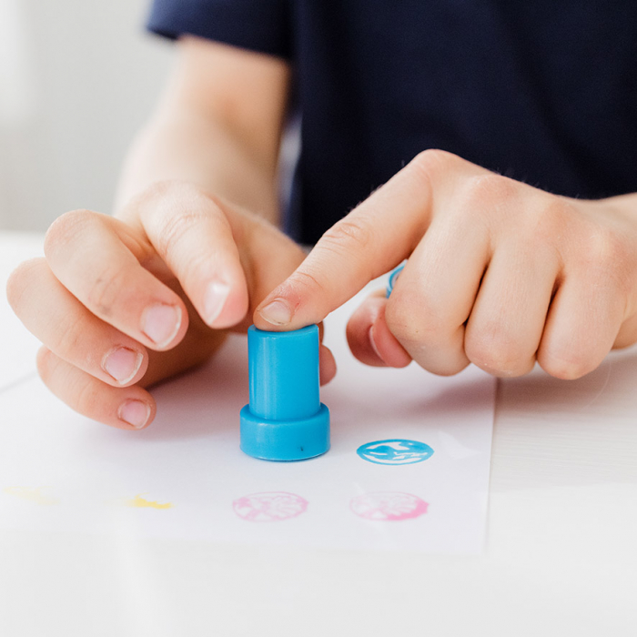 Set 12 stampile Paw Patrol, Patrula Catelusilor cu tus propriu [5]