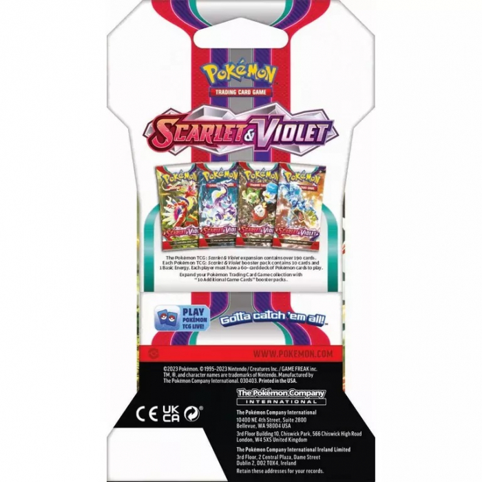 Set 10 cartonase POKEMON TCG Scarlet si Violet, sezon nou 2023 [6]